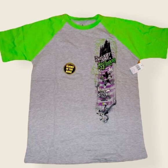 NWT Disney Parks Glow in the Dark Top - Picture 1 of 3